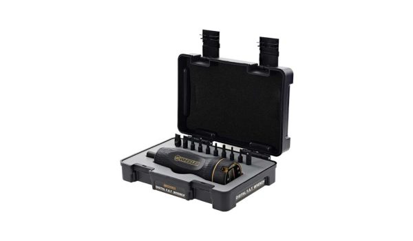 Wheeler Engineering DIGITAL FAT Torque Wrench Screwdriver with 10 piece bit set