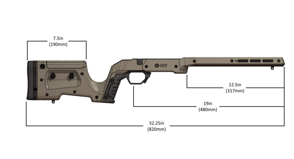 MDT XRS Crossover Rifle Stock Chassis System Remington Tikka Howa etc