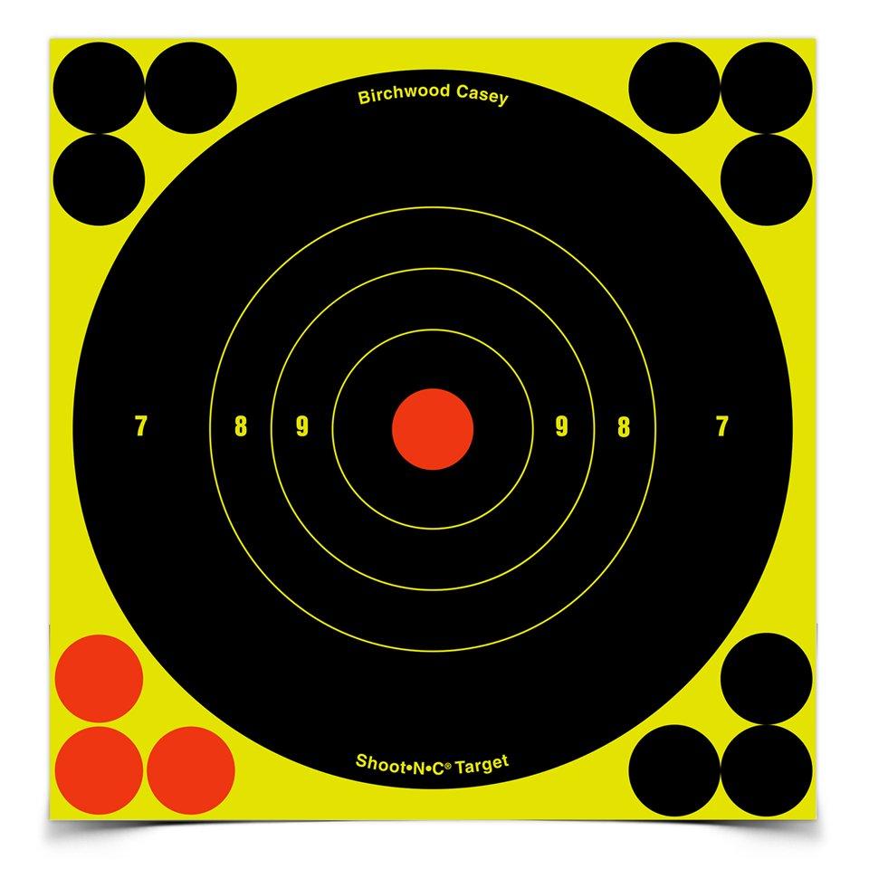 Birchwood Casey Shoot-N-C 6" inch Bull's-Eye Target - Pack of 60 #34550 - Australian Tactical Precision