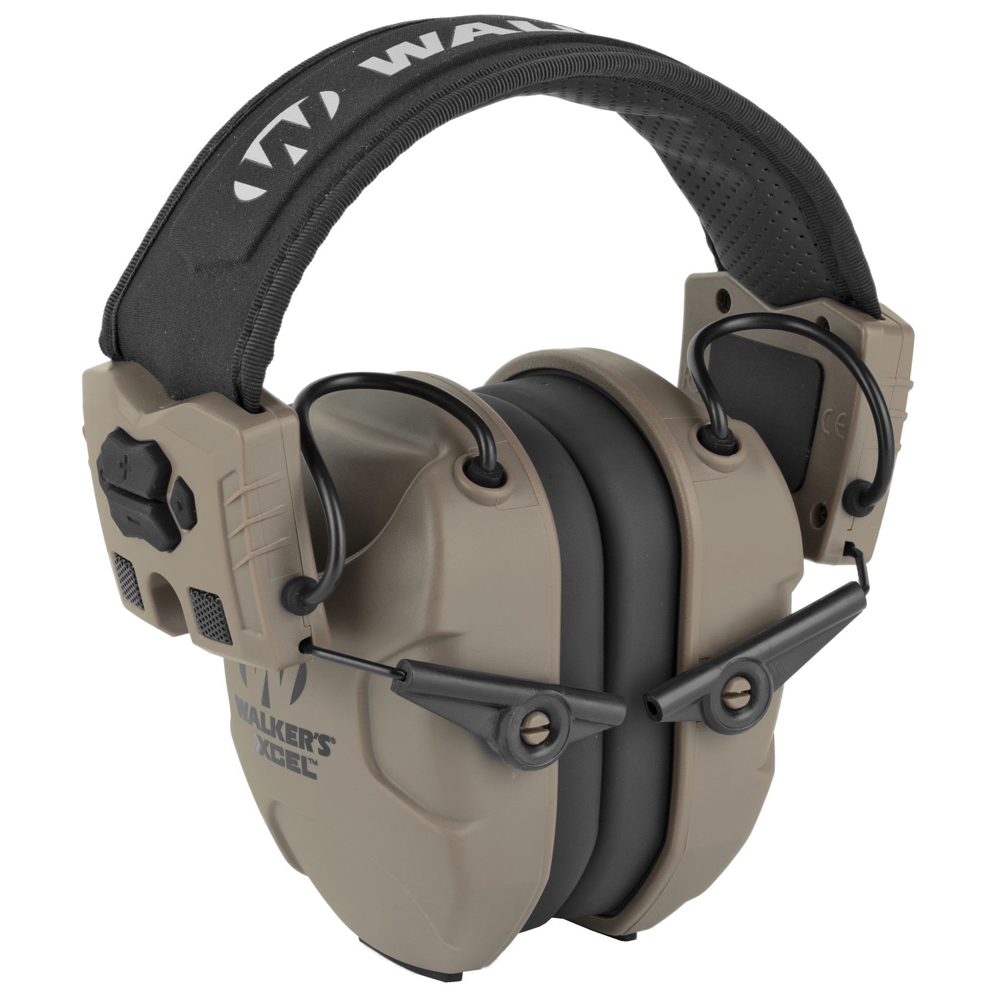 Walker's XCEL 100 Digital Electronic Earmuffs Ear Muffs NRR 26DB Flat Dark Earth FDE #GWP-XSEM - Australian Tactical Precision