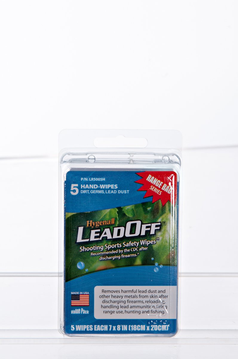 Hygenall LeadOff Lead Decontamination Non-Rinse Disposable Hand and Surface Wipes - 5-Pack of Single Wipes - Australian Tactical Precision