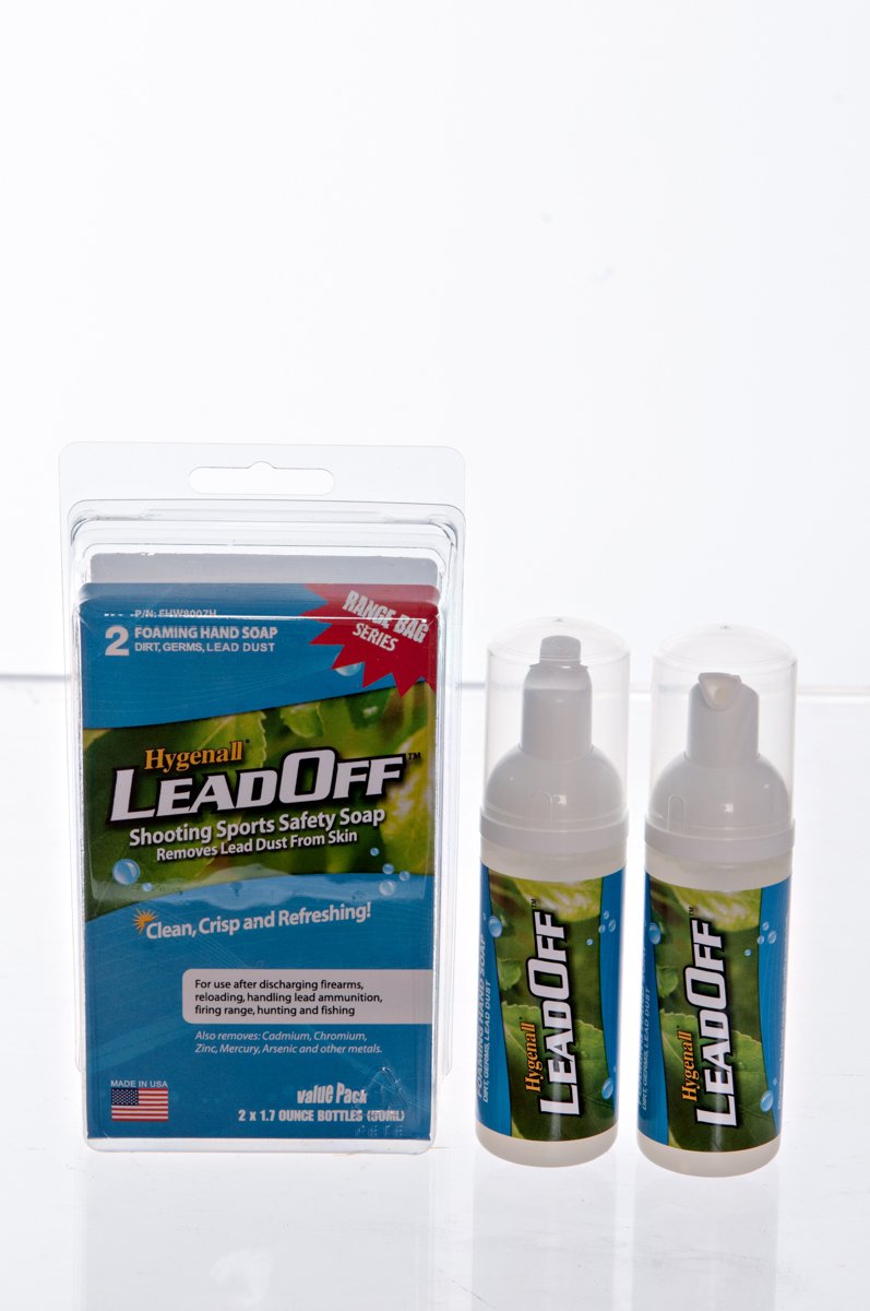 Hygenall LeadOff Lead Decontamination Foaming Hand Wash Soap - 2-Pack of 1.7 oz. bottles - Australian Tactical Precision