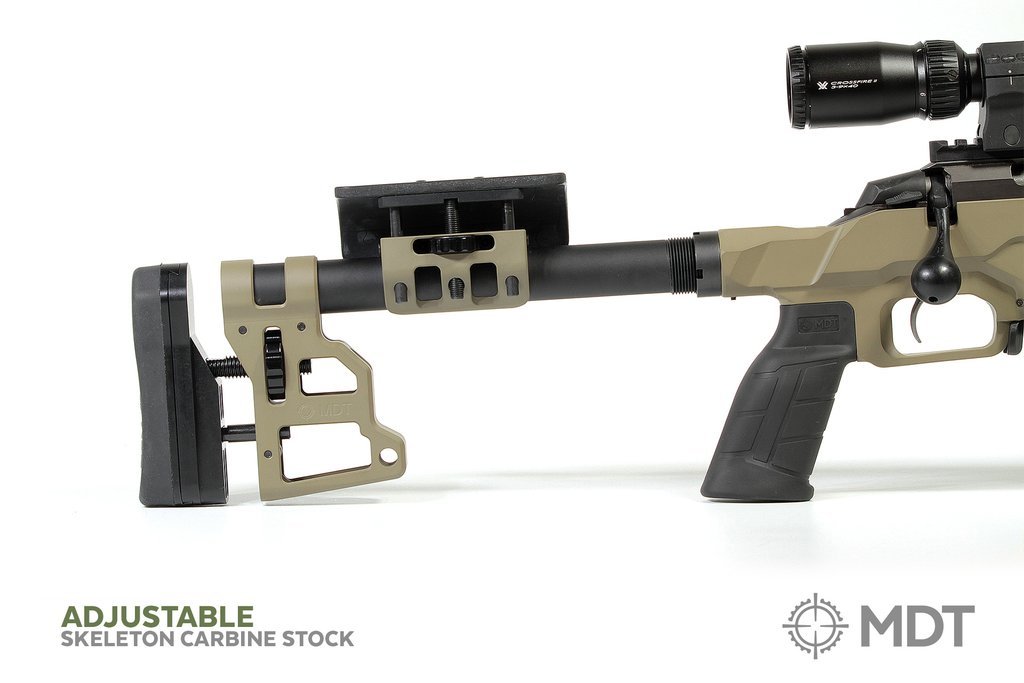 MDT Skeleton Carbine Butt Stock (SCS) with Adjustable Recoil Pad - Australian Tactical Precision