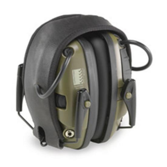 Howard Leight Impact Sport Electronic Earmuff Ear Muffs SNR 25DB Class 4 Olive Green #1013530 - Australian Tactical Precision