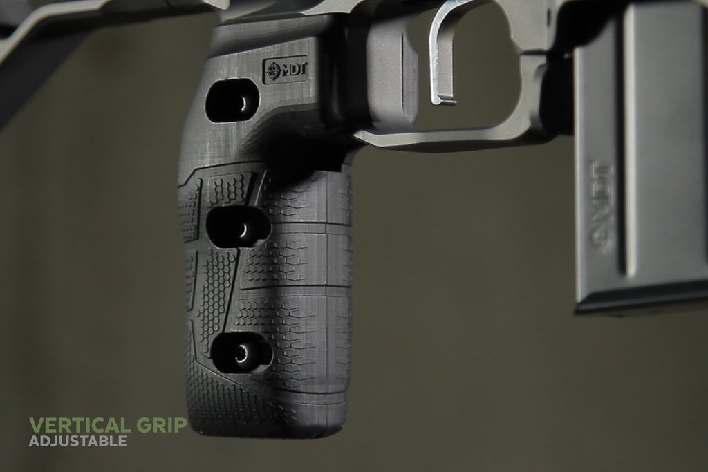 MDT Adjustable Vertical Pistol Grip - Black or FDE - Australian Tactical Precision
