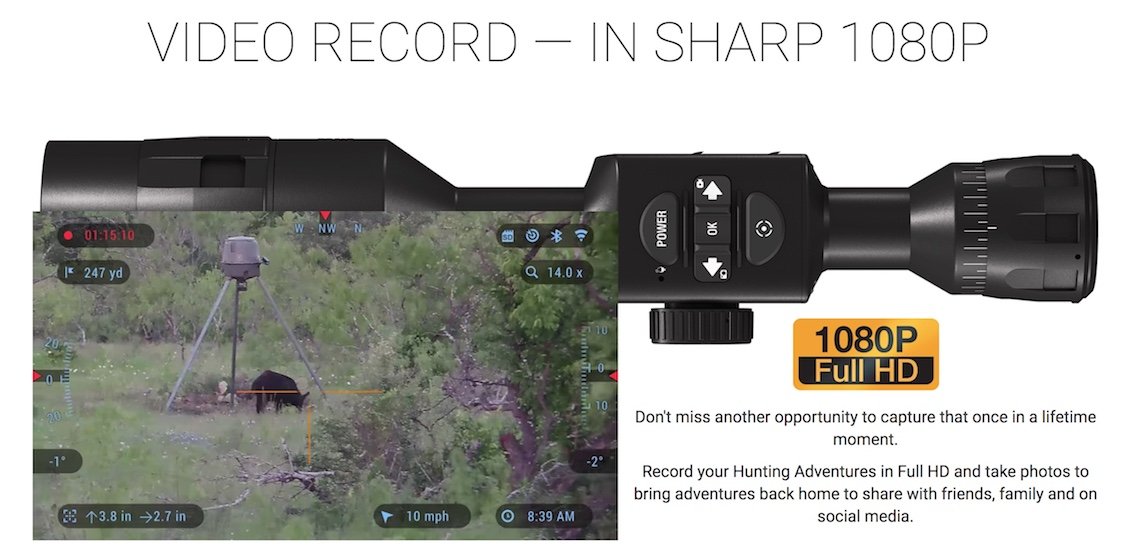 ATN X-Sight 4K PRO Smart Ultra HD 5-20x Day & Night Vision Rifle Scope - Australian Tactical Precision