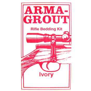 Arma-Grout Australia Ivory Rifle Stock Epoxy Bedding Kit #ARMAI