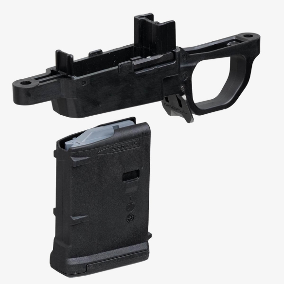 Magpul DBM Bolt Action Magazine Well for Ruger American Hunter using STANAG AR15 Magazines MAG1208-BLK