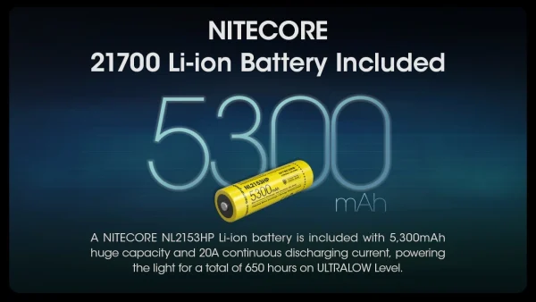Nitecore MH12 Pro Hunting Torch Flashlight Kit, Rechargeable, 3300 Lumens, 505m Range - Image 9