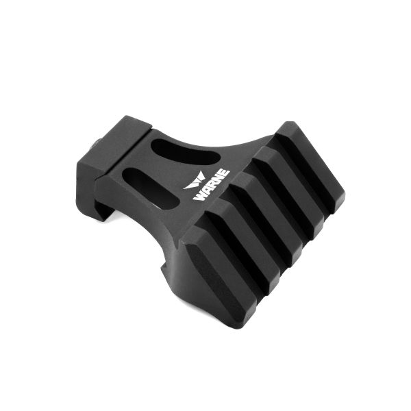 Warne Picatinny 45 Degree Red Dot Mount Adaptor, Black, #A645TW