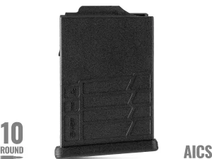 MDT Polymer Gen 2 AICS Short Action Magazine 6mm ARC / 22 ARC, 10 Round #106535-BLK