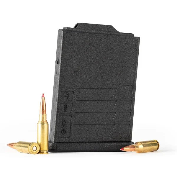 MDT Polymer Gen 2 AICS Short Action Magazine 6mm ARC / 22 ARC, 10 Round #106535-BLK - Image 2