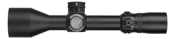 Nightforce NX8 2.5-20x50 Rifle Scope F1 FFP MOA-XT Illuminated Reticle #C651 - Image 3