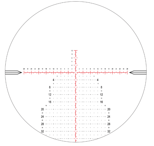 Nightforce NX8 2.5-20x50 Rifle Scope F1 FFP MOA-XT Illuminated Reticle #C651 - Image 4