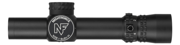Nightforce NX8 1-8x24 Rifle Scope F1 FFP MRAD Capped FC-DMx Illuminated Reticle #C654 - Image 3