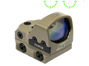 ZeroTech Thrive HD Green Dot Reflex Sight Multi Reticle 3 MOA, FDE #THDRS28MGFL