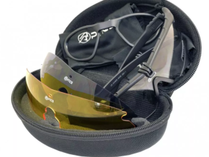 Double Alpha Academy DAA Optics Model VICTOR Shooting Glasses with 3 Lens Set #103406