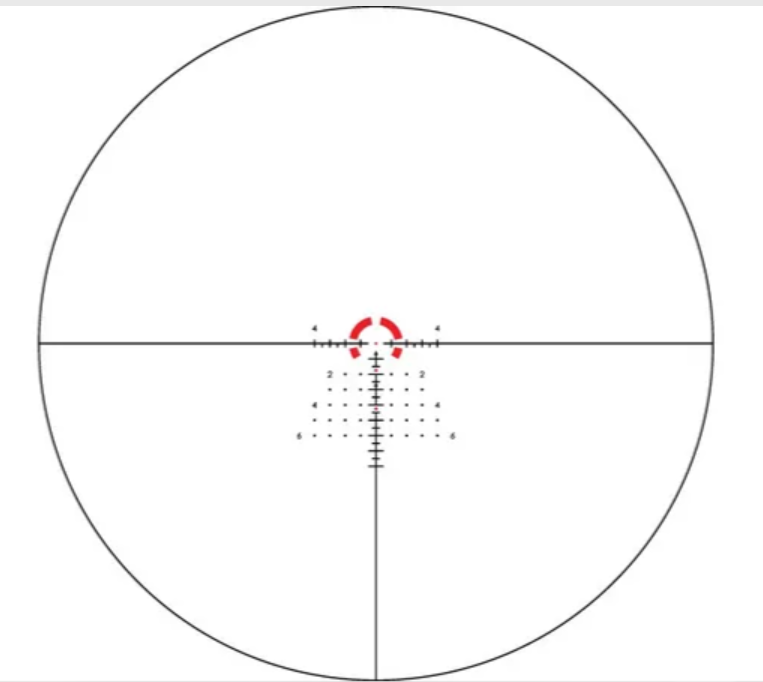 Vortex Strike Eagle 1-10x24 Rifle Scope FFP EBR-8 BDC MRAD Illuminated Reticle #SE-11002 - Image 5