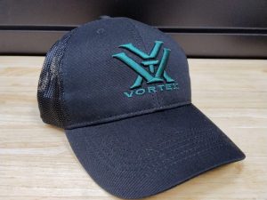 Vortex Logo Cap Hat, Black #800-56-BLK