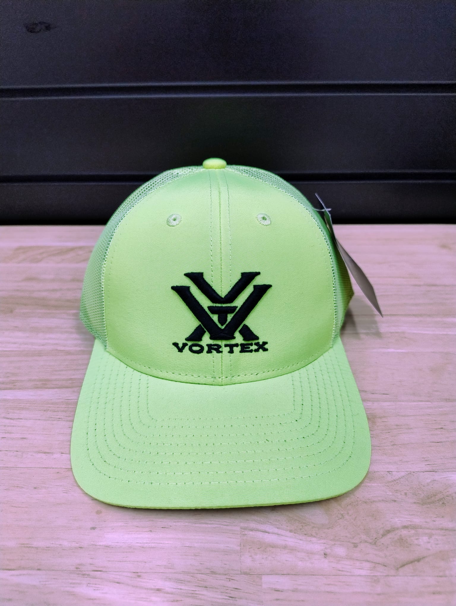Vortex Logo Cap Hat, Fluoro Yellow #800-57-NYL - Image 3