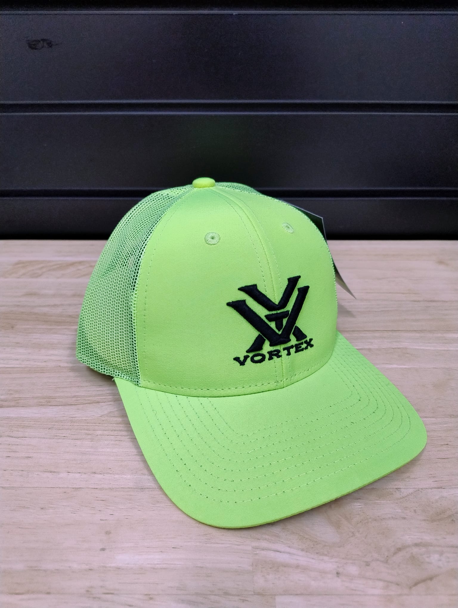 Vortex Logo Cap Hat, Fluoro Yellow #800-57-NYL